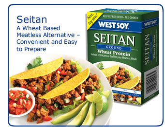 Seitan-A wheat based meatless alternative.